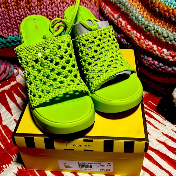 Circus•NY Shoes - Circus NY, Paislie, Wasabi Woven